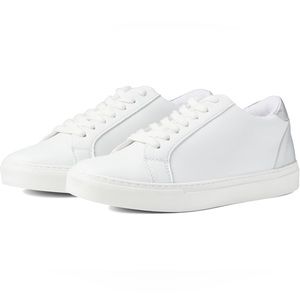 Steve Madden NEW in Box (without lid) Size 8.5 White/Silver Sneakers Tennis Shoe